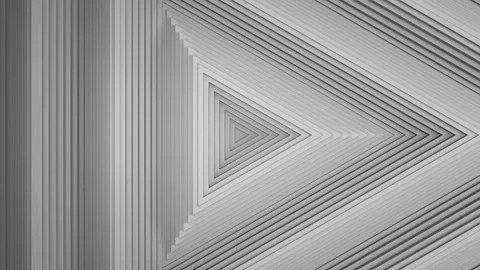 Sequential movement of the white triangle rings. The concept of wave and motion. Stock Footage 157022794