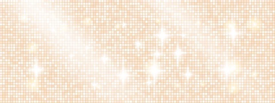 Sequin background in pale beige sparkle for invitation card. Soft sequin mosaic 库存插图