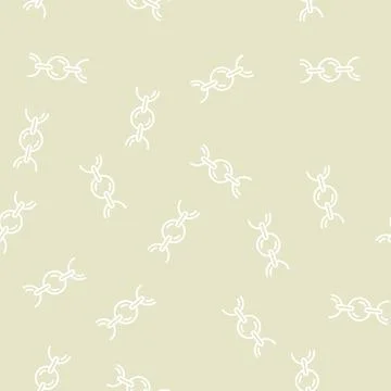 Sequin chain line seamless pattern Stock Illustration