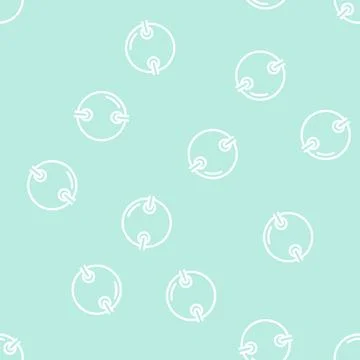 Sequin chain line vector seamless pattern Stock Illustration