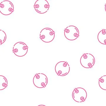 Sequin chain vector seamless pattern Stock Illustration