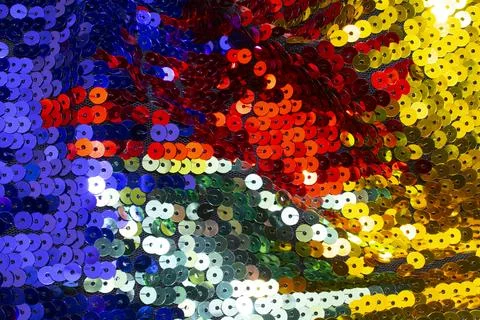 Sequin Tinsel Abstract Glitter Background Stock Photos