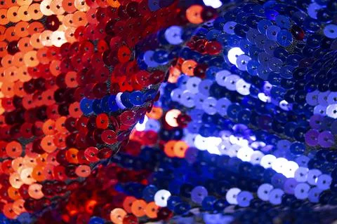 Sequin Tinsel Abstract Glitter Background Foto stock