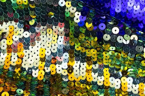 Sequin Tinsel Abstract Glitter Background Stock Photos