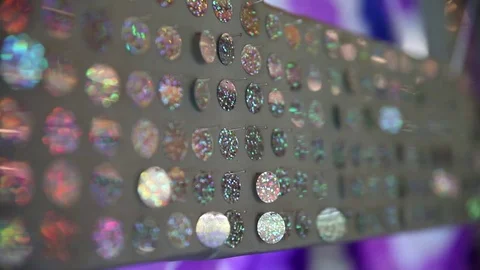 Sequined background Stock Footage 72116701