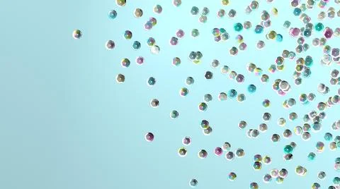 Sequins background. Holographic sequin. 3d rainbow rhinestones. Embroidery. Stock-Illustration