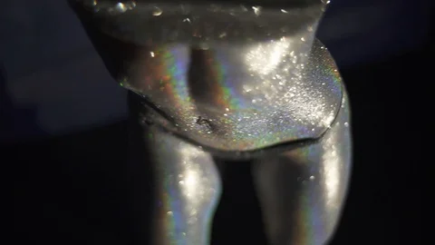 Sequins on the body Stock Footage 128197445