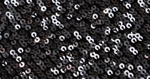 Sequins close-up. Cloth. Fabric. Cloth background. Stock Footage 253763693