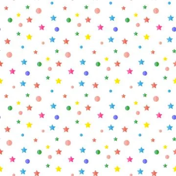 Sequins, confetti. Pattern. Stock Illustration