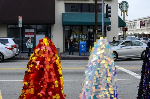 Sequins display Stock Photos