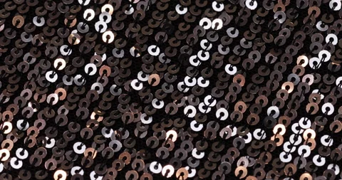Sequins fabric cloth background. Shiny cloth. Stock Footage 254538088