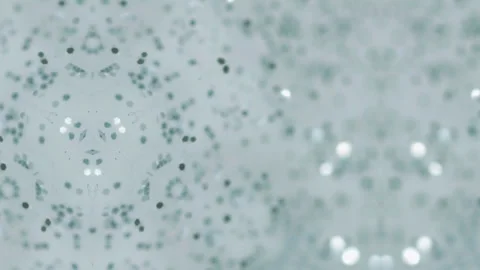 Sequins pattern glow liquid gray shimmer ornament Stock Footage 283521813