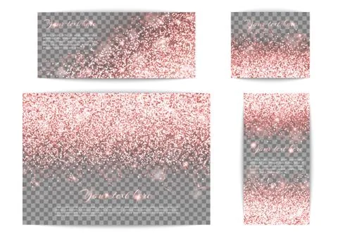 Sequins pink background Stock Illustration