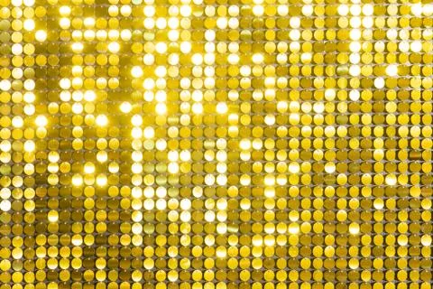 Sequins reflective background. golden Sequins, Sparkling, Stock Photos