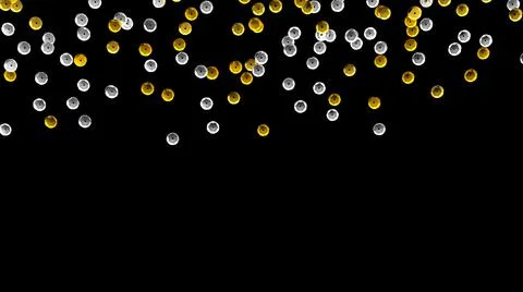 Sequins. Rhinestones. Beads. 3d sequins embroidery. Glitter sparkles. Stock-Illustration