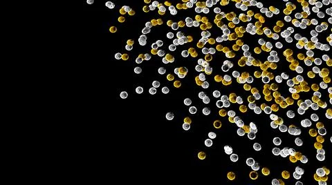 Sequins. Rhinestones. Beads. 3d sequins embroidery. Glitter sparkles. Stock-Illustration