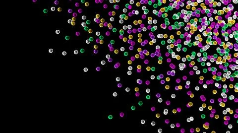 Sequins. Rhinestones. Beads. 3d sequins embroidery. Glitter sparkles. Stock-Illustration