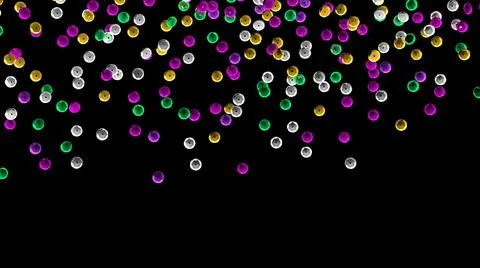 Sequins. Rhinestones. Beads. 3d sequins embroidery. Glitter sparkles. Stock-Illustration