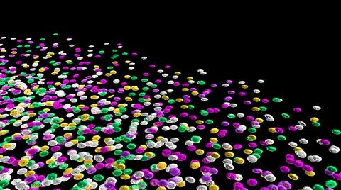 Sequins. Rhinestones. Beads. 3d sequins embroidery. Glitter sparkles. Stock-Illustration