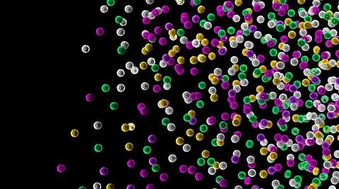Sequins. Rhinestones. Beads. 3d sequins embroidery. Glitter sparkles. Stock-Illustration