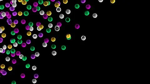 Sequins. Rhinestones. Beads. 3d sequins embroidery. Glitter sparkles. Stock-Illustration