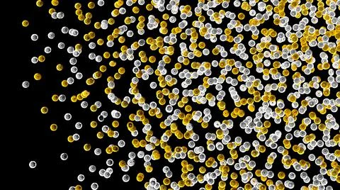 Sequins. Rhinestones. Beads. 3d sequins embroidery. Glitter sparkles. Stock-Illustration