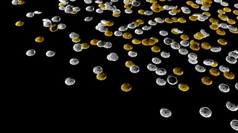 Sequins. Rhinestones. Beads. 3d sequins embroidery. Glitter sparkles. Stock-Illustration
