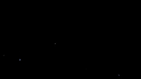 The sequins of the ribbon were sprayed out. Stock Footage 322097783