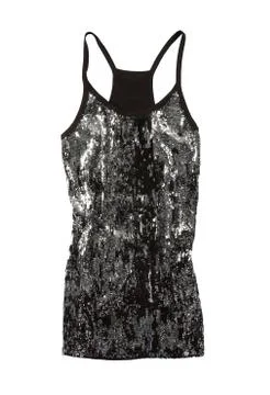 Sequins strap dress Foto stock