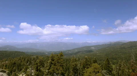 Sequoia_overlook_timelapse Stock Footage 457718