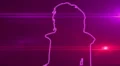 ser-18 - neon outlined gogo dancer silhouette in pink with lens flares HD Footage