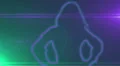 ser-5 - neon outlined gogo dancer silhouette in pink with lens flares HD Footage
