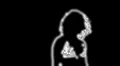Ser- 9 - Neon silhouette dancer master with alpha channel for colorizing HD Footage