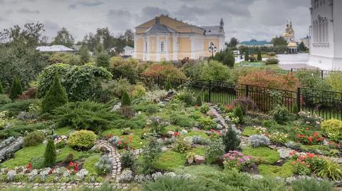 Serafimo-Diveevsky Monastery, or Saint Seraphim-Diveyevo Monastery, or Holy T Stock Photos