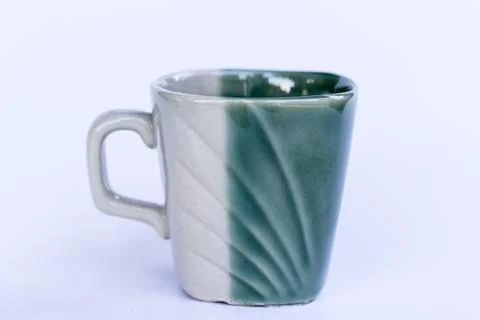 Seramic Glass on white background Stock Photos