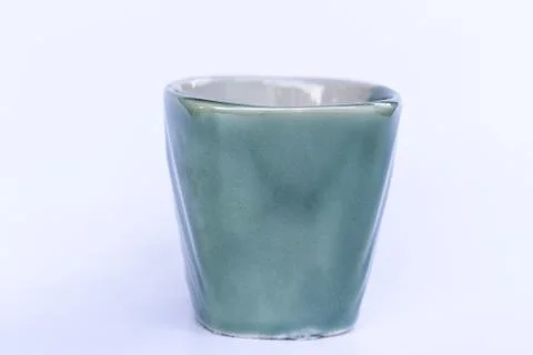 Seramic Glass white background Stock Photos