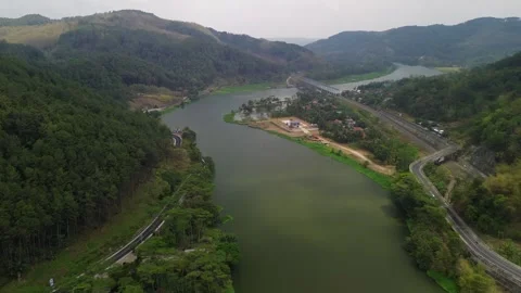 Serayu river, Banyumas, Central Java Stock Footage 283346358