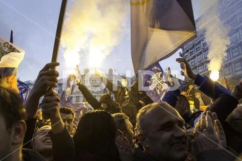 SERBIA - BELGRADE - DEMO - GENOCIDE Stock Photos