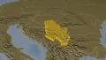 Serbia extruded. Bumps. 4k or 4k+ Resolution