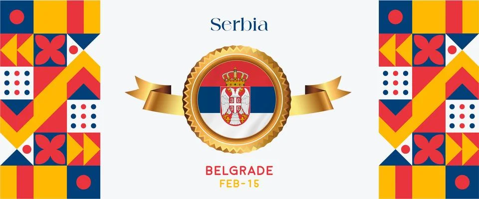 Serbia Stock Illustration