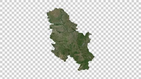 Serbia Map Иллюстрация