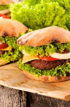 Serbian buger Stock Photos