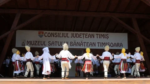 Serbian dancers Stock Footage 113959857