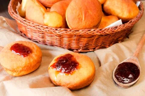 Serbian donuts Foto stock