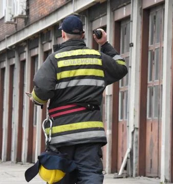 Serbian firefighter Stock Photos