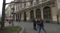 Serbian flag on a building on Prince Mihailo Street in Belgrade 4k or 4k+ Resolution