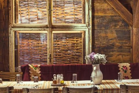Serbian restaurant Stock-Fotos
