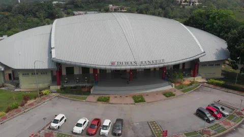 Serdang, Malaysia - Mac 30, 2019 : Banquet Hall Universiti Putra Malaysia Stock Footage 147014342