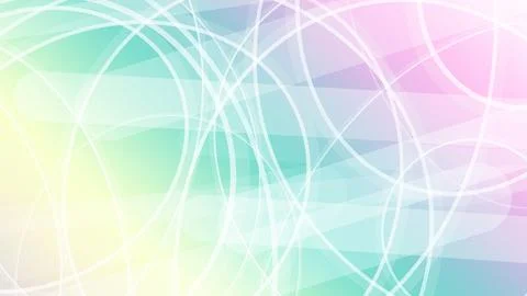 A serene abstract background of intersecting network curves in soft cyan, l.. 스톡 일러스트