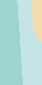 A serene abstract composition of flowing vertical forms in soft teal, aqua,.. Stock Illustration